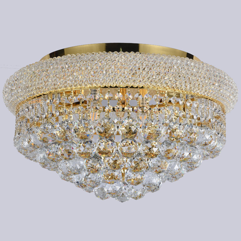 Mckie Flush Mount, Gold