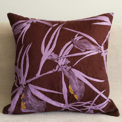 Miceli Floral Square Throw Cushion