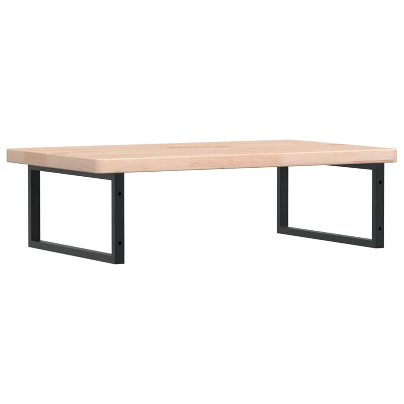 Bracket Shelf, 4cm H x 100cm W x 60cm D, Brown/Black