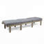 Chaise longue d'extérieur en bois avec coussin-145611716-145611722