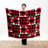 Lumberjack Bear plush throw