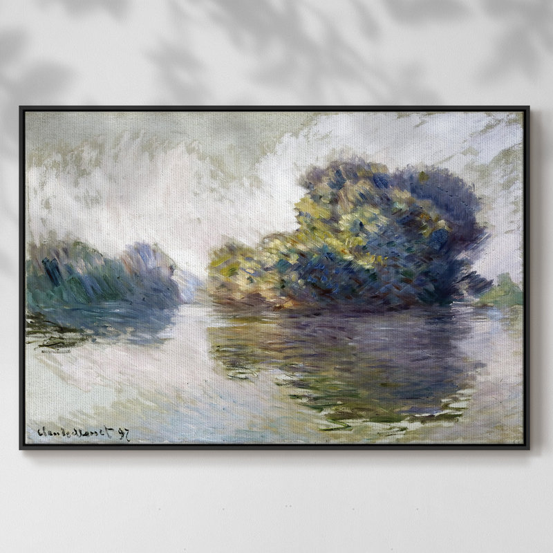 The Islets At Port, reproduction d'art sur toile, H 25 po x l 37 po x P 2 po, Noir