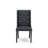 10-piece Dining Table Set a Dinner Table with a coffee Table and a wooden Bench and 7 Black Linen Fabric Dining Chair, Wire Brushed Black-1168163645-1156993696-1156787686