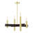 Shelby 4 - Light Dimmable Modern Linear Chandelier-285315344