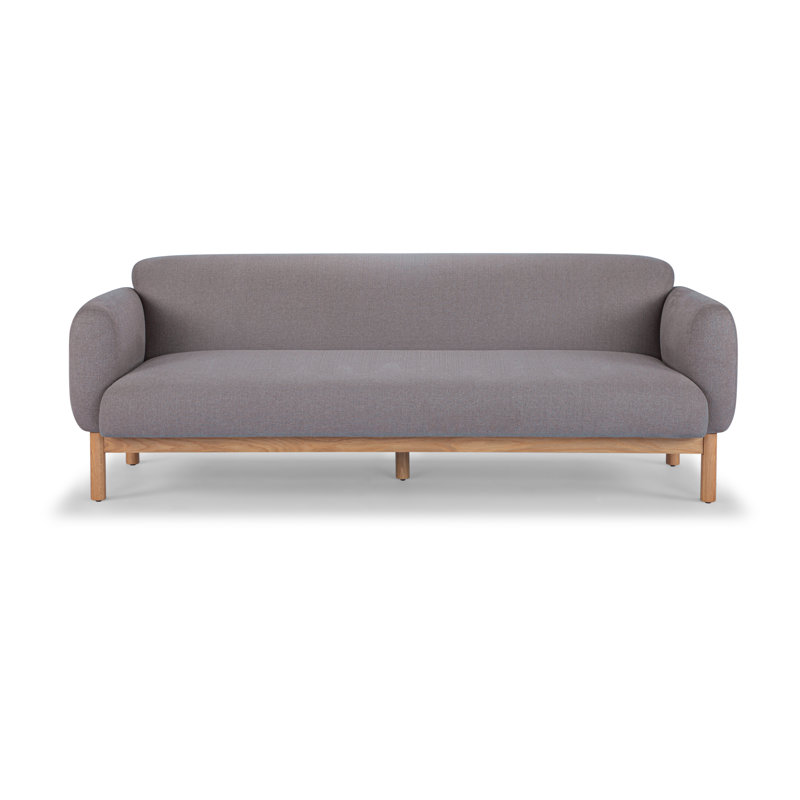 Tulum Sofa, 87" W, Metro Gray Linen Blend
