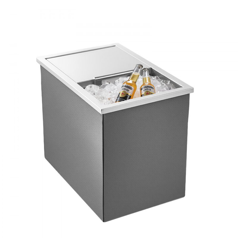 VEVOR 27.1L Ice Chest in Silver