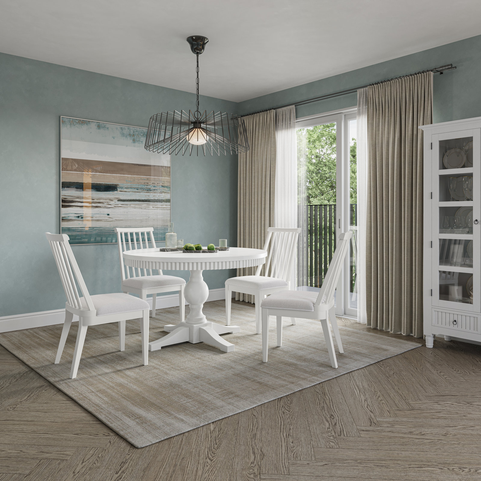 Pearce Side Chair, White