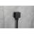 28-Inch Slide Bar Handheld Shower With Hose And Matte Black Finish Head Stainless Steel Appearance