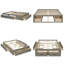 Lit plateforme double avec 6 tiroirs de rangement, cadre de lit de rangement minimaliste, conception sans tête de lit, fabrication en panneau de fibres à densité moyenne et panneau de fibres à densité moyenne, aucun sommier nécessaire-1458586126
