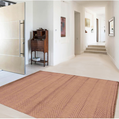 Jimyah One-of-a-Kind 4'8" X 6'8" New Age Viscose Area Rug in Taupe