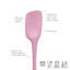 Spatule tout en silicone Tovolo Flex-Core pour ramasser, remuer et servir, sorbet rose