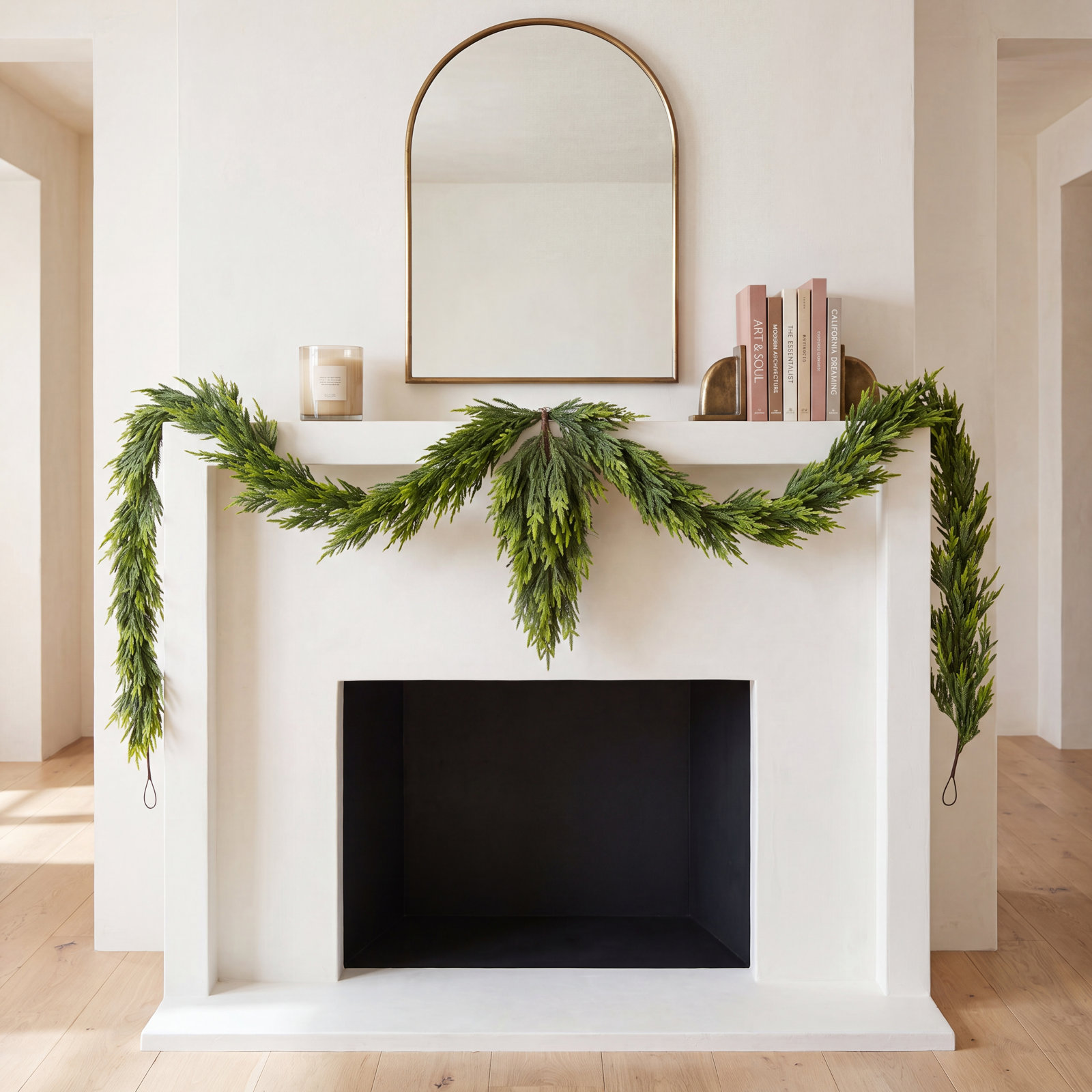 Nilsa 3-Piece Teardrop Swag and Garland Set