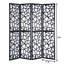 Giyano 4 Panel Screen Room Divider, White-125203079