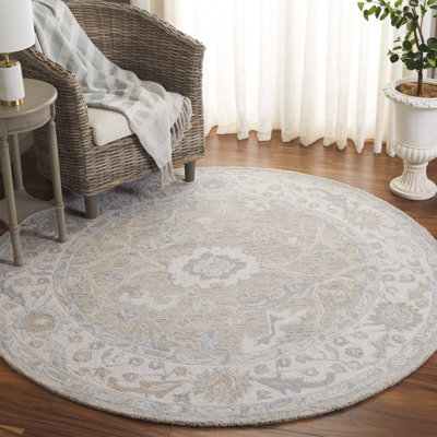 Ebony Hand Tufted Wool Pile Oriental Rug