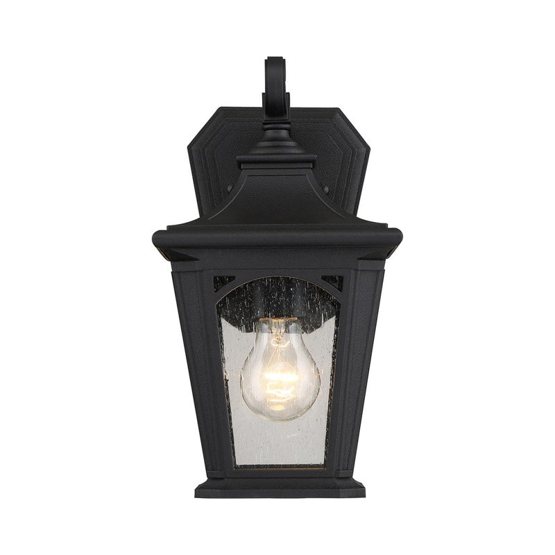 Aadrith Outdoor Wall Lantern, 32.2cm H x 17.8cm W x 20.3cm D