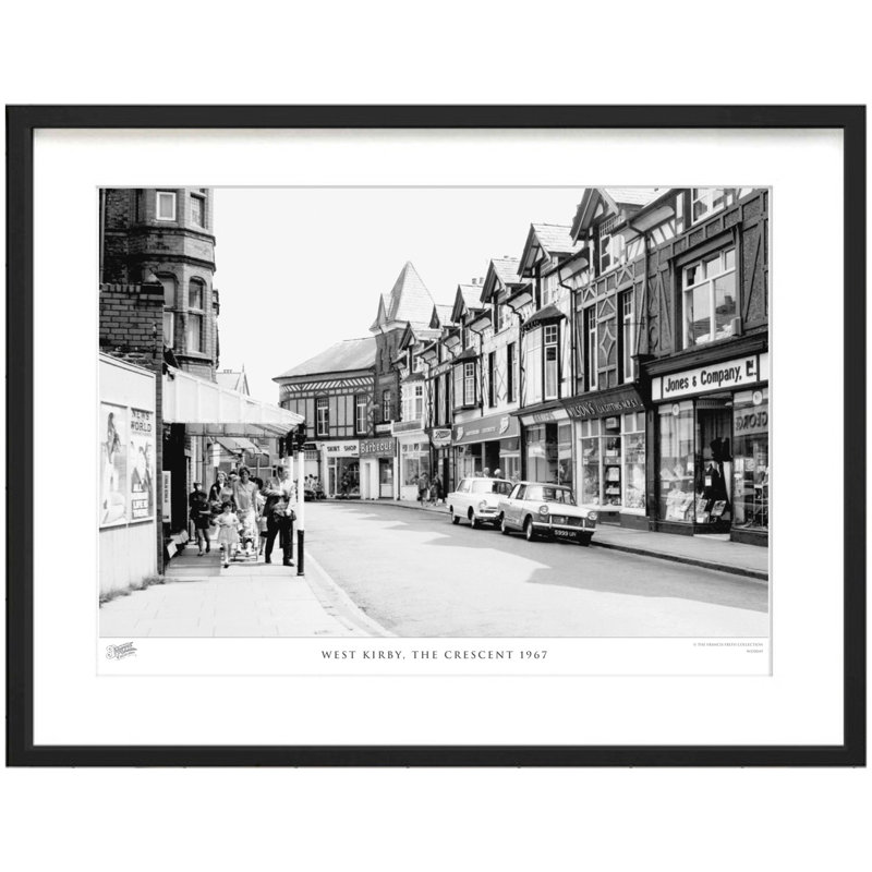 West Kirby, The Crescent 1967 by Francis Frith - Single Picture Frame Print, 60cm H x 80cm W x 2.3cm D
