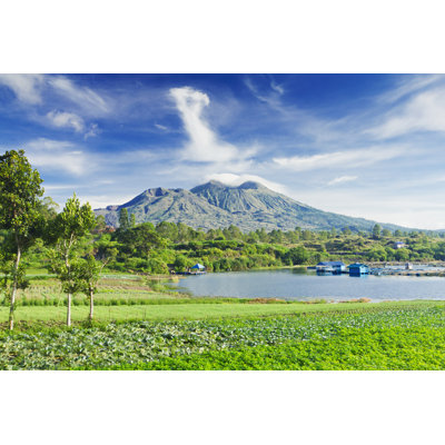 Batur Volcano - Wrapped Canvas Print