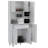 Della 90 Kitchen Pantry, 1 Drawer, Multiple Cabinets, 2 Open Shelves-90431110