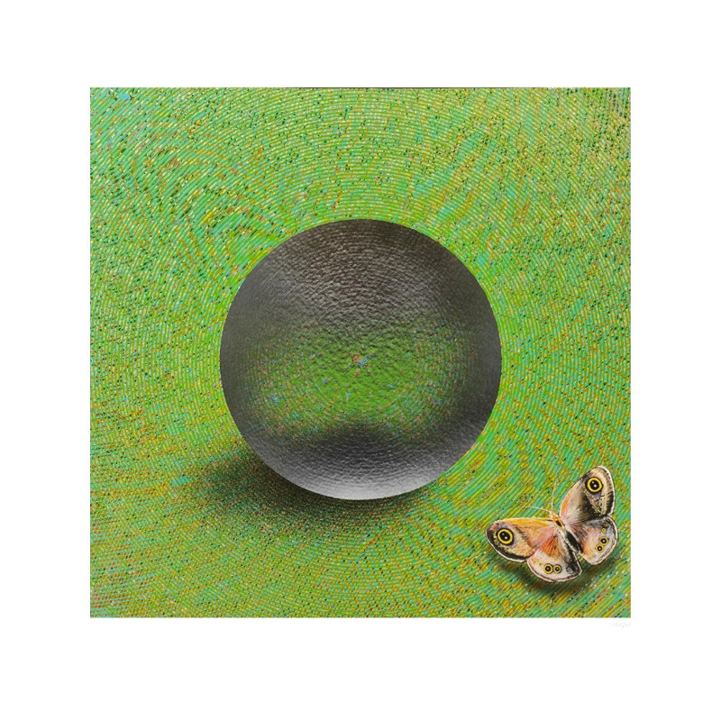 Art abstrait par Ghanshyam Gupta - peinture acrylique moderne, 24 po x 24 po - Art mural expressionniste contemporain pour la maison et le bureau