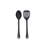Basic Essentials 7-Piece Nonstick Aluminum Cookware Set with Lids and Cooking Utensils, Stonegray-120160424