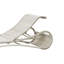 Chaise longue d'extérieur en alliage d'aluminium Swanzetta