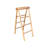 Romanteaka 3 - Step Wood Lightweight Folding Small Step Ladder
