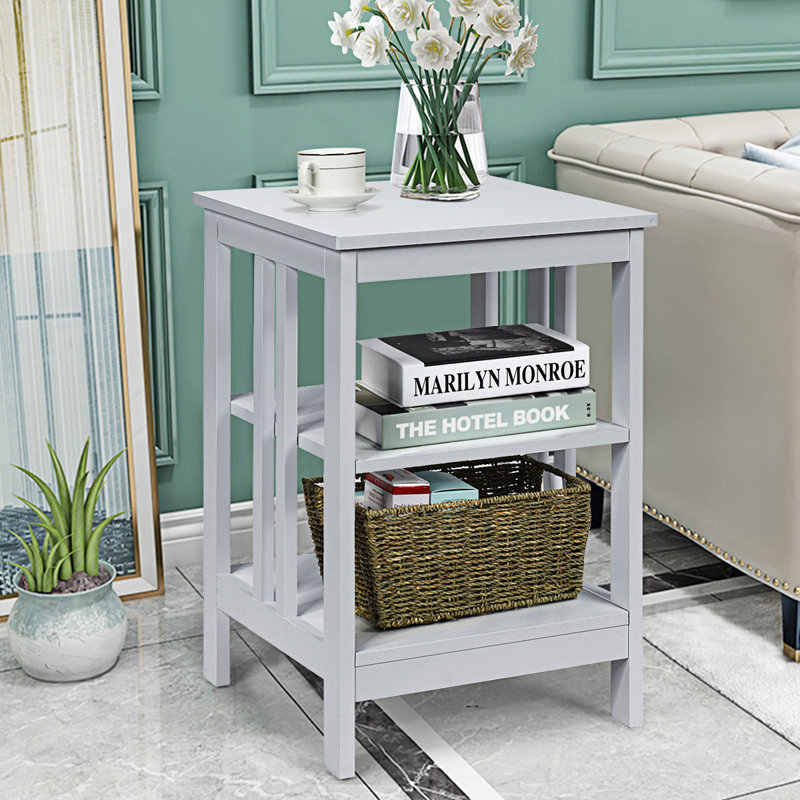 Marlijn 16'' W Nightstand, Gray, Set of 2