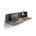 Walnut/Jet Black