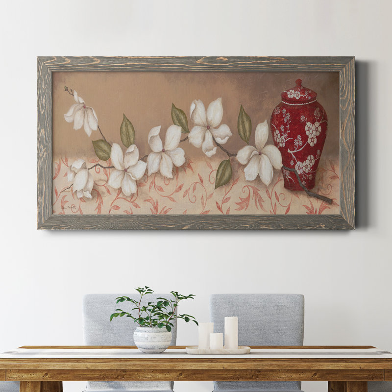 " Mantle Masterpiece II " Painting Print, Grey Framed