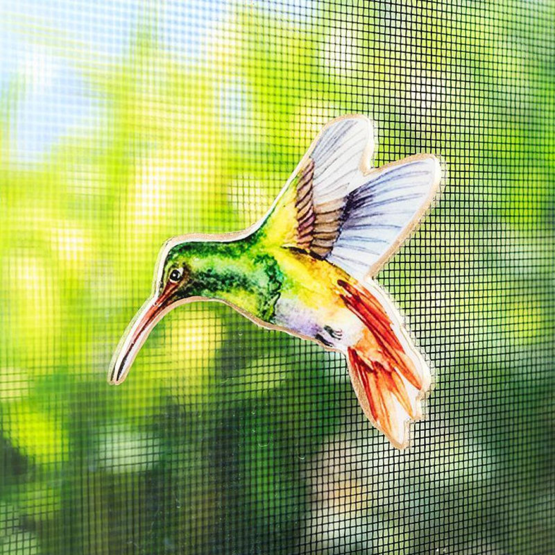 Aimant colibri à deux faces