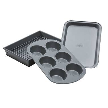 Circulon Total Bakeware Nonstick Toaster Oven & Personal Pizza Pan Baking  Set, 4-Piece