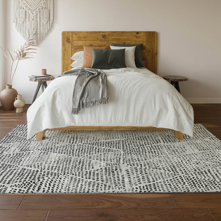 Premium Machine Washable Cerrito AMF591 Pewter Rug
