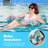 Foldable dual-purpose backrest floating platform - water-based recreational reclining chair floating bed sofa-113826241