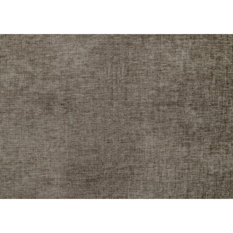 Repose-pieds en tissu d'ameublement en chenille, Gris brun
