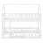 Twin over Twin House Bunk Bed with Fence and Door-1752516841