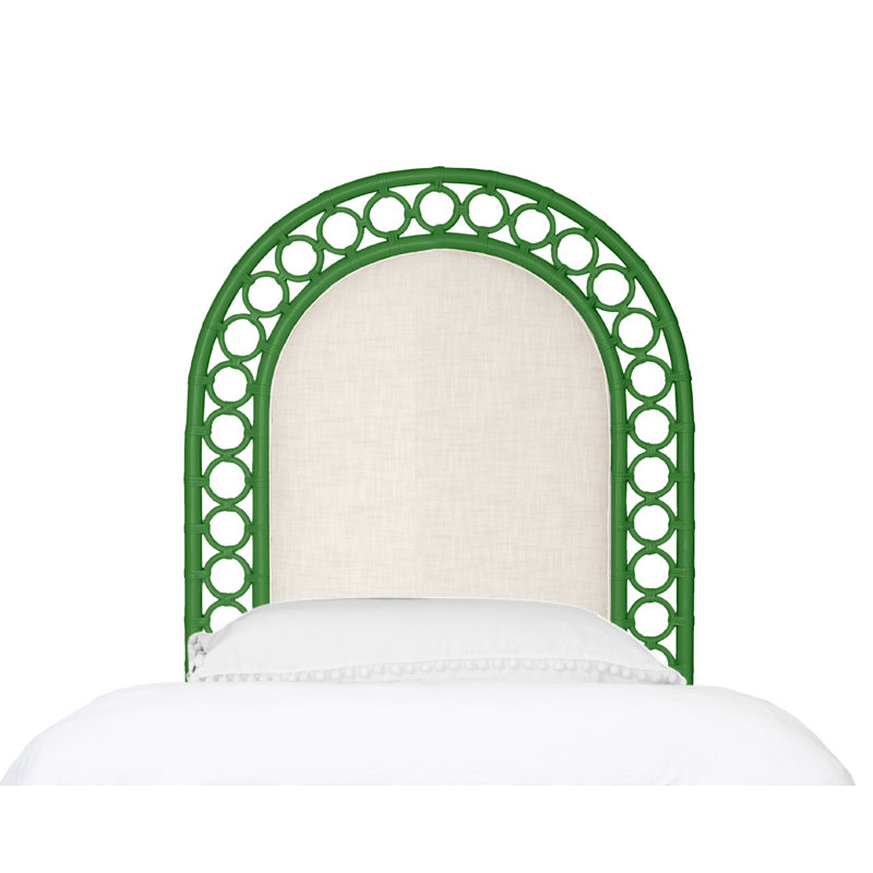 Tête de lit Solana, Lit simple, Vert vif