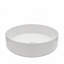 Lavabo-vasque en céramique blanche de 40,6 cm x 40,6 cm avec émail anti-taches