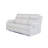 Blanche White Reclining Sofa With LED Lights （Only 1 Sofa）-961989930
