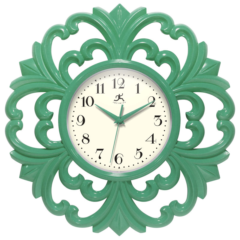 Horloge murale 15,5 po Siebeld, Vert
