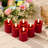 Battery Operated 3D Wick Flame Mini Pillars - 6 Piece-540769981