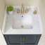 24 po Meuble-lavabo en marbre Real