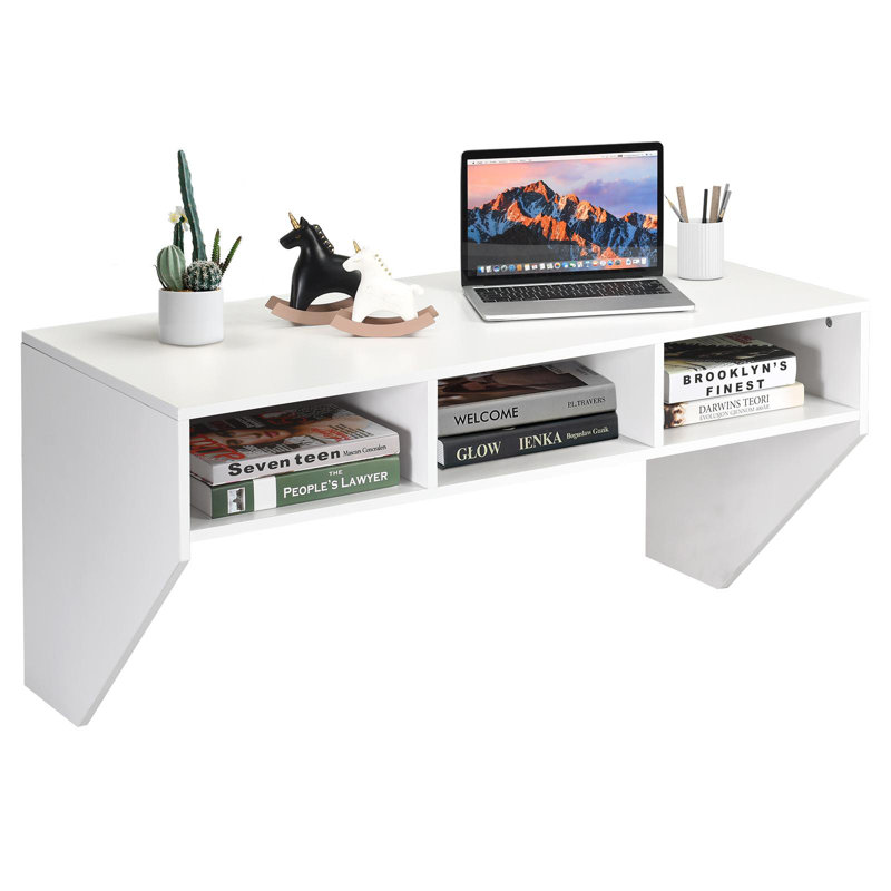 Callini Floating Desk, White