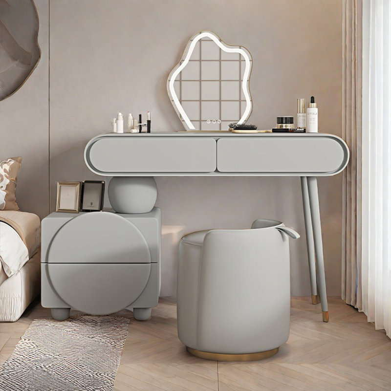 Coiffeuse Brazley, Gris