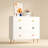 3 Drawer Dresser, Nightstand For Bedroom, Storage Cabinet, Badroom Dresser With Cartoon Handle-16491486