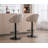 Swivel Upholstered Adjustable Height Counter Stool-1385377705