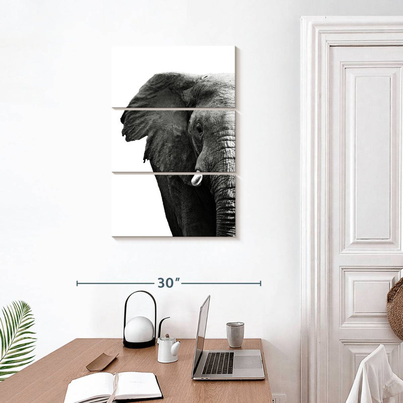Brampt Wrinkled African Elephant, 32" H x 20" W