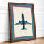 Overhead Aircraft Mid-Century - Framed Print-444384879-444384876