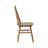 7-Piece Kitchen Table Set, Rectangular Hardwood Dining Table and 6 Windsor Wooden Chairs with Spindle Back & Contoured Seat, Chestnut Brown Finish-1081661775-1081661771