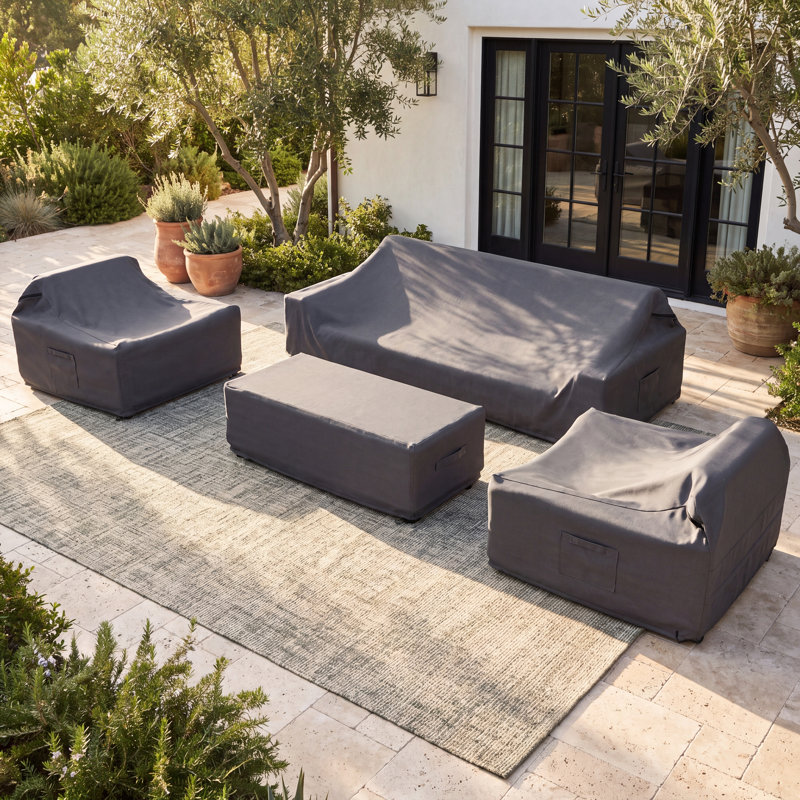 Swifton Outdoor Furniture Covers For 4-Piece Sofa Seating Group