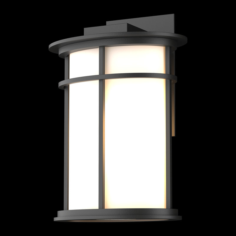 Province Outdoor Armed Sconce, Coastal Black, 12.2" H x 8.5" W x 6" D